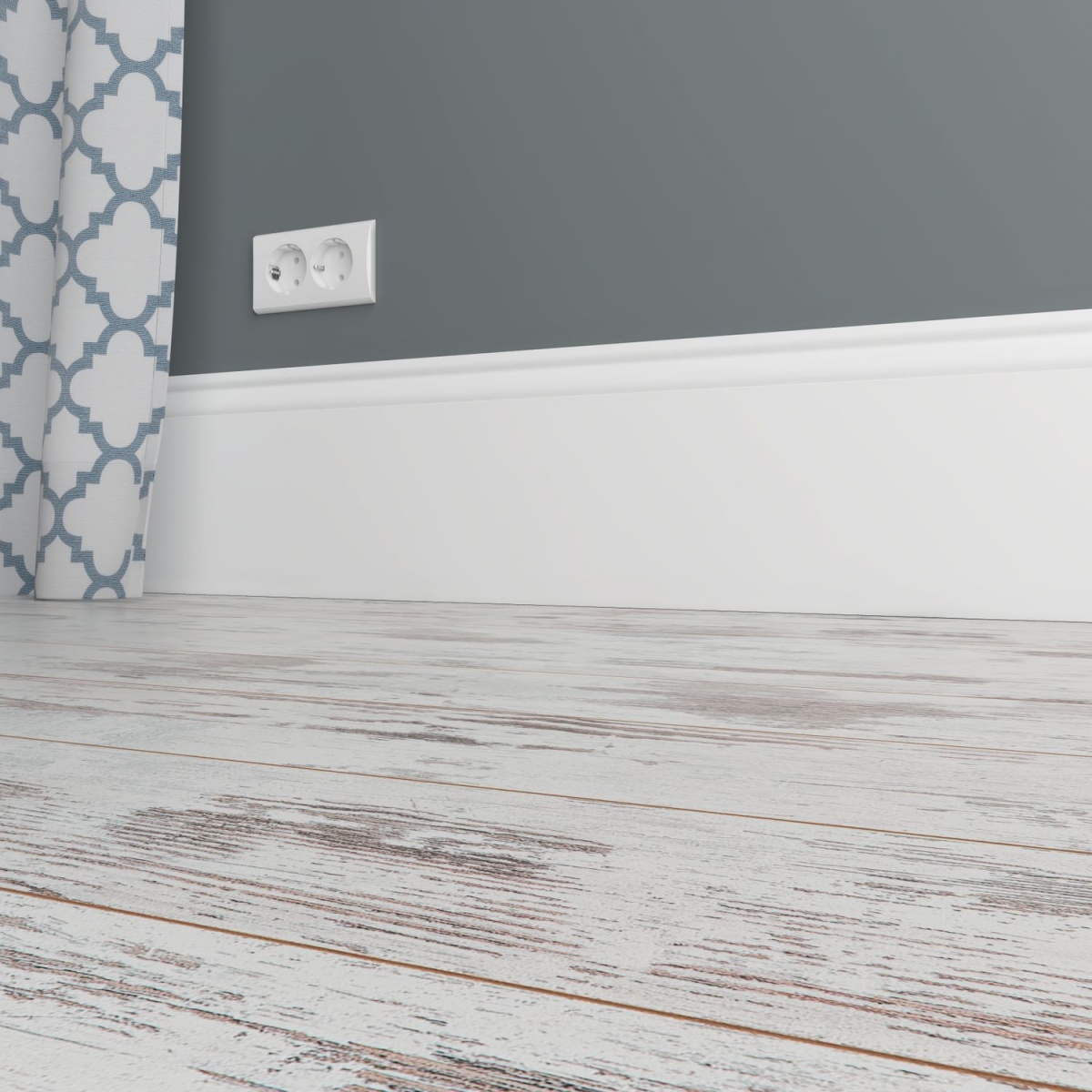 Плинтус под покраску Ultrawood Base 007 i 2000×183×14