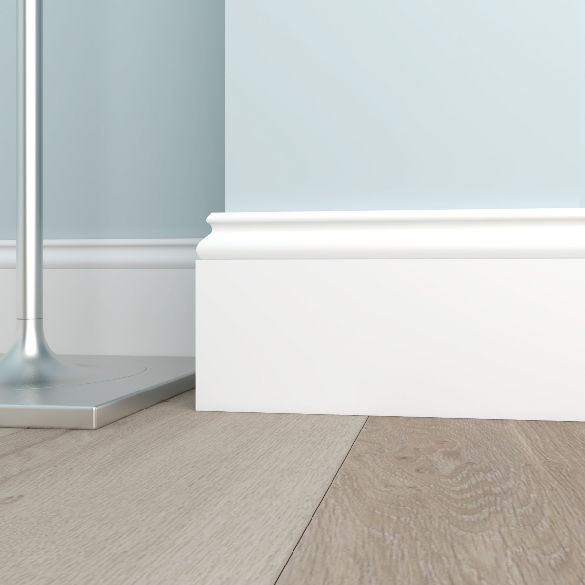 Плинтус под покраску Ultrawood Base 5763 i 2000×133×15 фото в интерьере