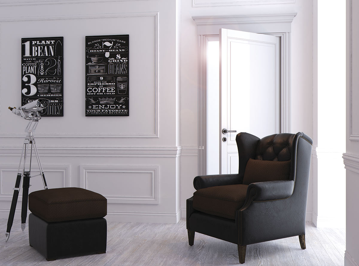 Плинтус под покраску Ultrawood Base 5074 2440×184×15 фото в интерьере Плинтус под покраску Ultrawood Base 5074 2440×184×15 фото в интерьере