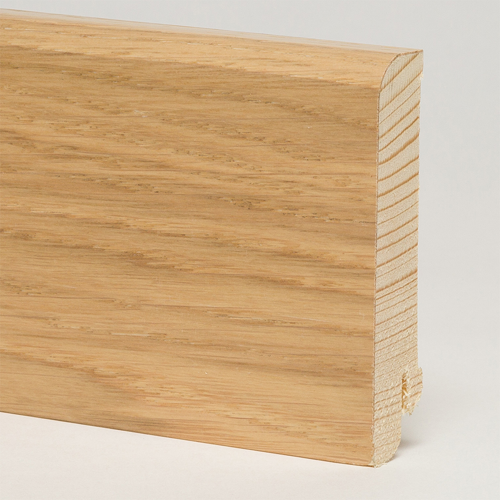 Плинтус деревянный Pedross дуб беленый 2500×80×18 Плинтус деревянный Pedross дуб беленый 2500×80×18