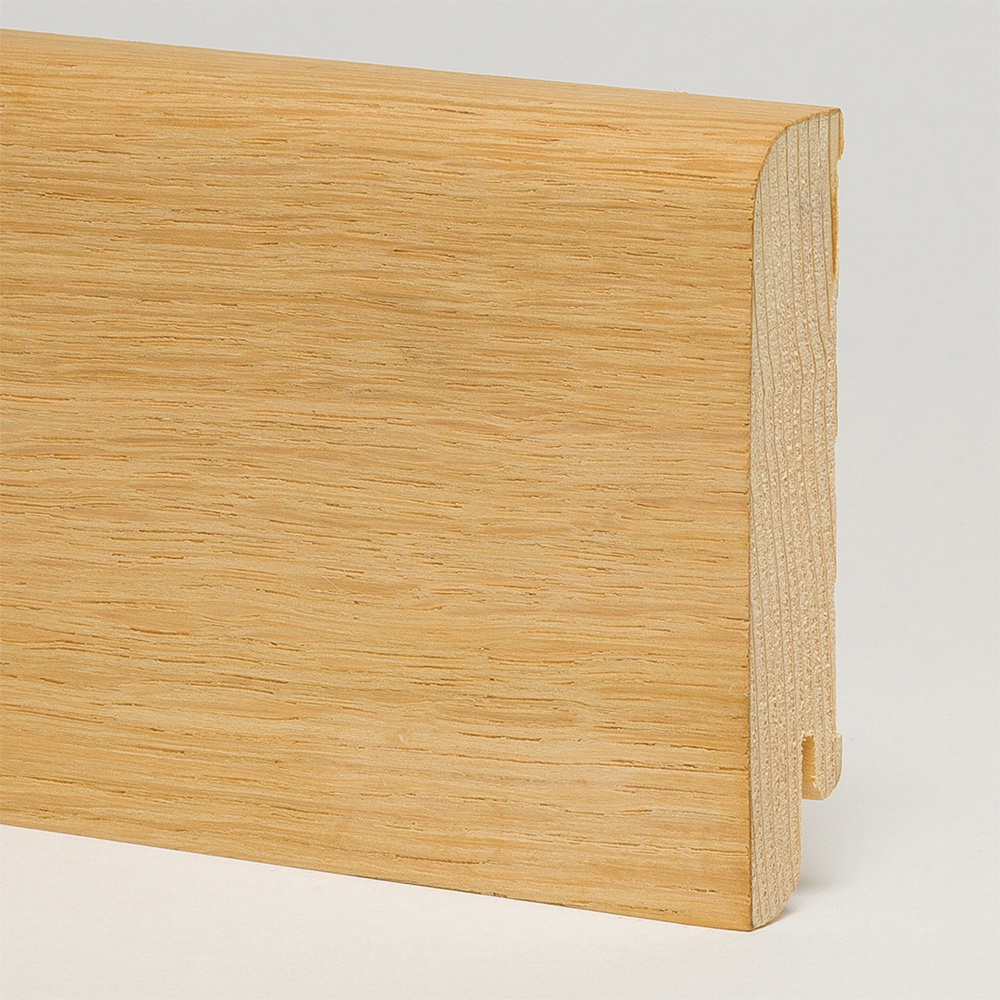 Плинтус деревянный Pedross Дуб без покрытия 2500×80×18 Плинтус деревянный Pedross Дуб без покрытия 2500×80×18