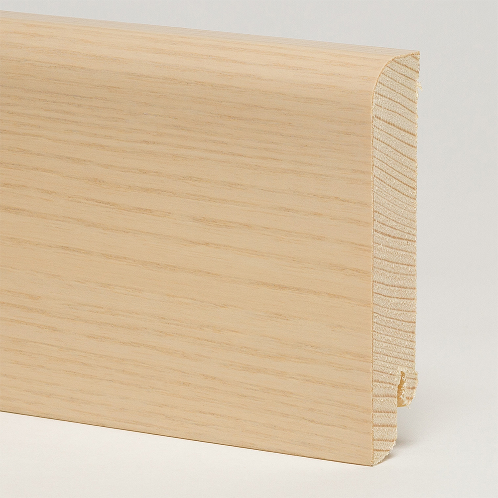 Плинтус деревянный Pedross ясень беленый 2500×80×18 Плинтус деревянный Pedross ясень беленый 2500×80×18