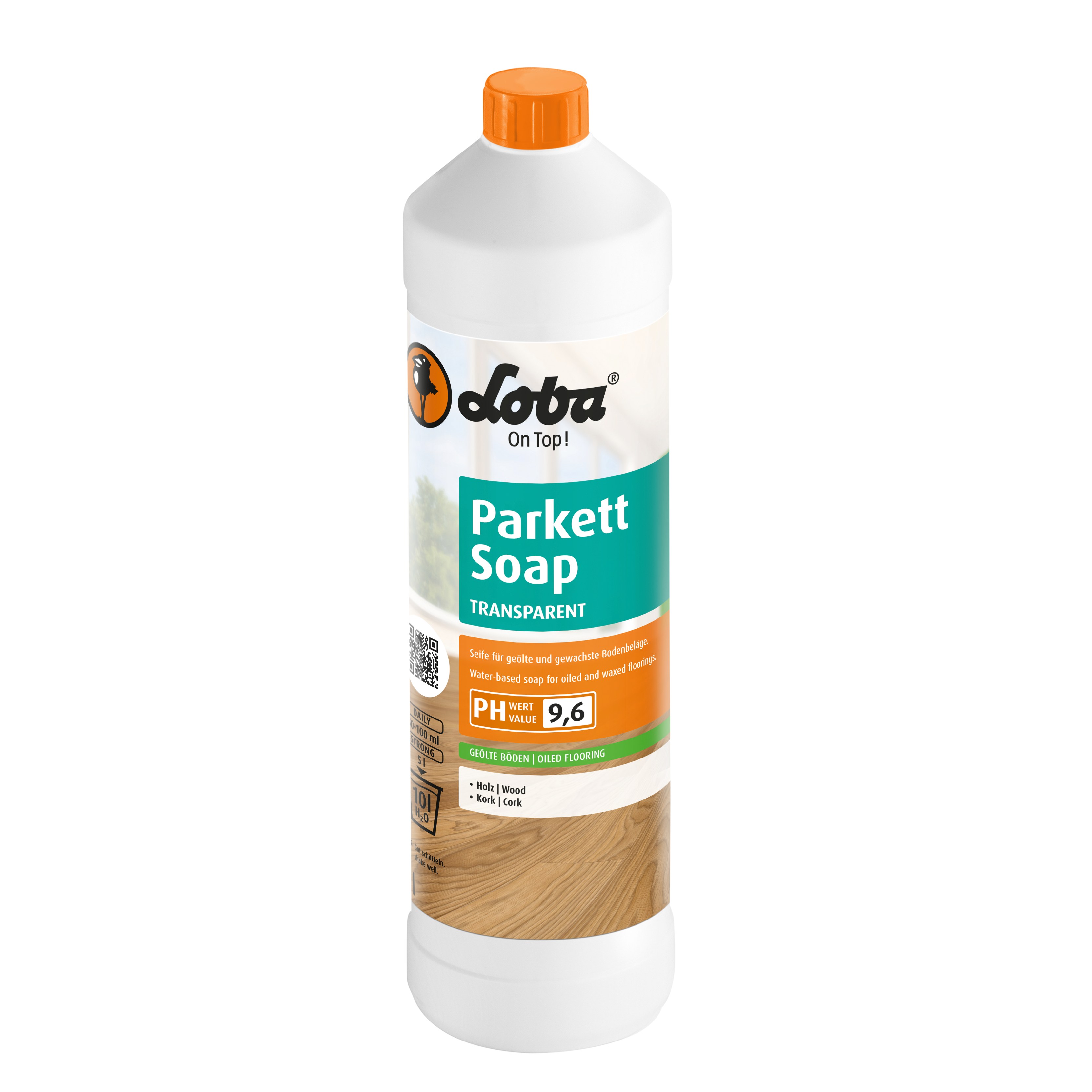 Средство для генеральной чистки паркета под маслом Loba ParkettSoap 1 л