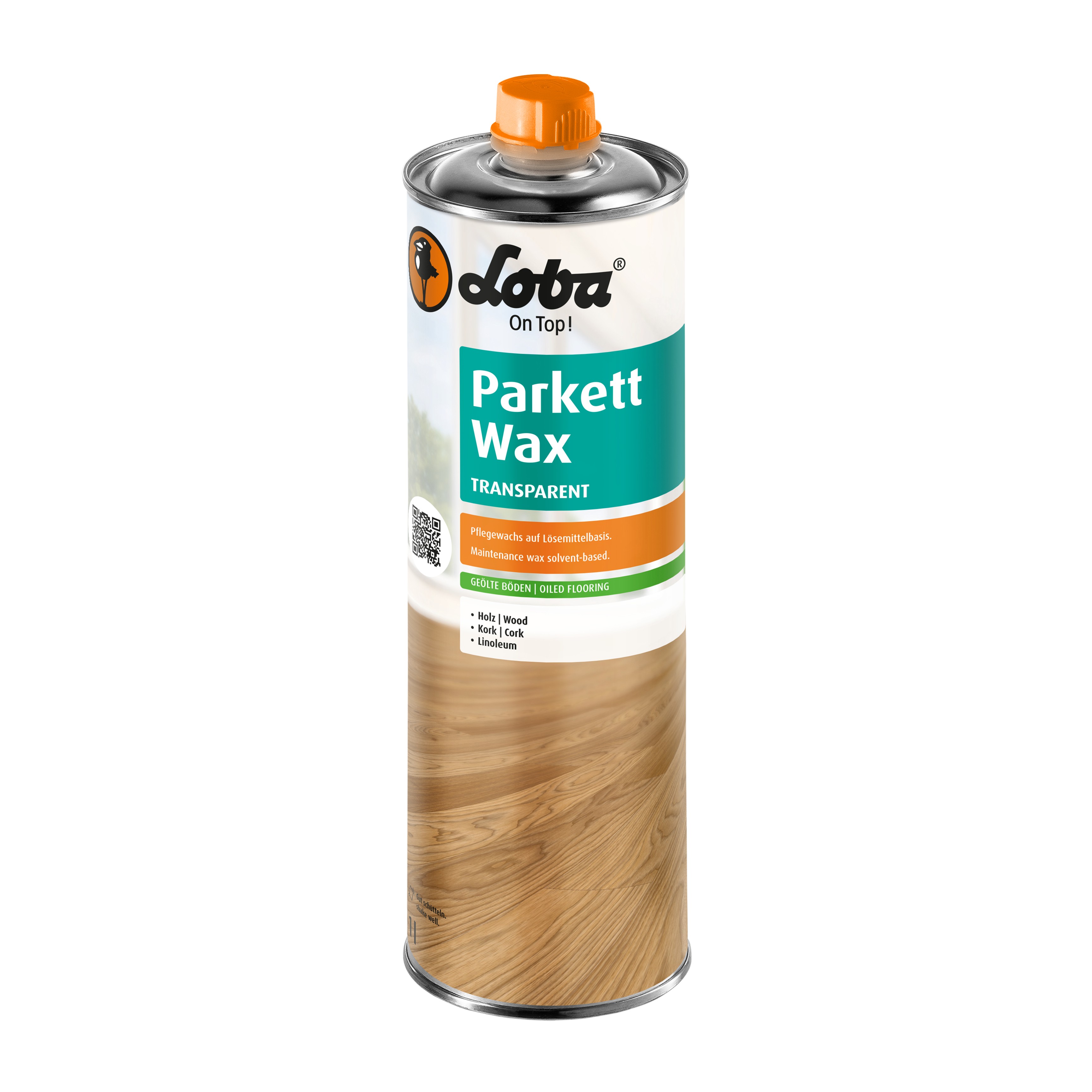 Средство для защиты паркета под масловоском Loba ParkettWax 1 л