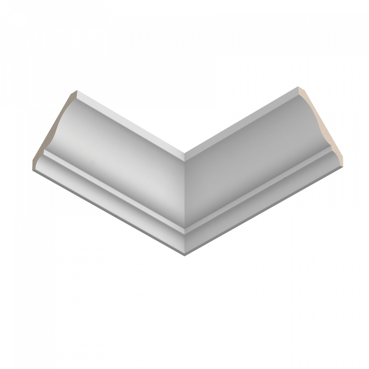 Потолочный плинтус ЛДФ под покраску Ultrawood CR 001 2440×80×75 Потолочный плинтус ЛДФ под покраску Ultrawood CR 001 2440×80×75