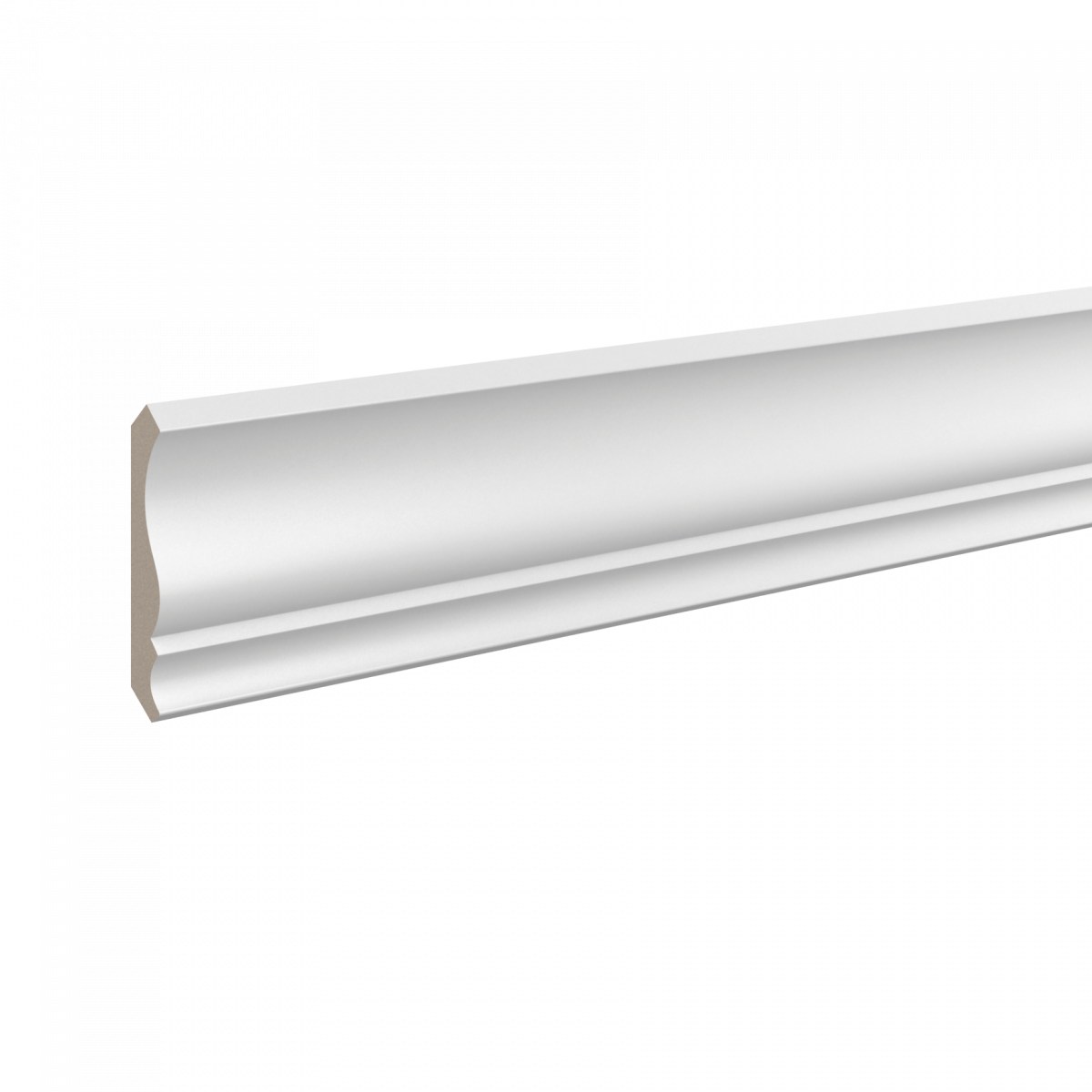 Потолочный плинтус ЛДФ под покраску Ultrawood CR 001 2440×80×75 Потолочный плинтус ЛДФ под покраску Ultrawood CR 001 2440×80×75