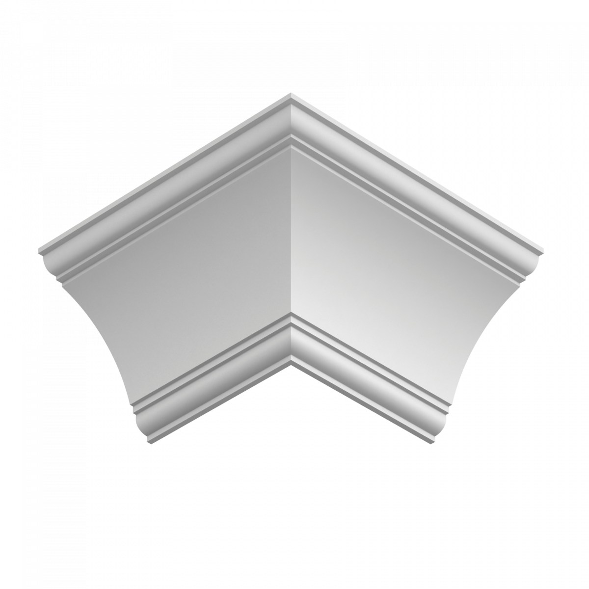 Потолочный плинтус ЛДФ под покраску Ultrawood CR 003 2440×140×140 Потолочный плинтус ЛДФ под покраску Ultrawood CR 003 2440×140×140