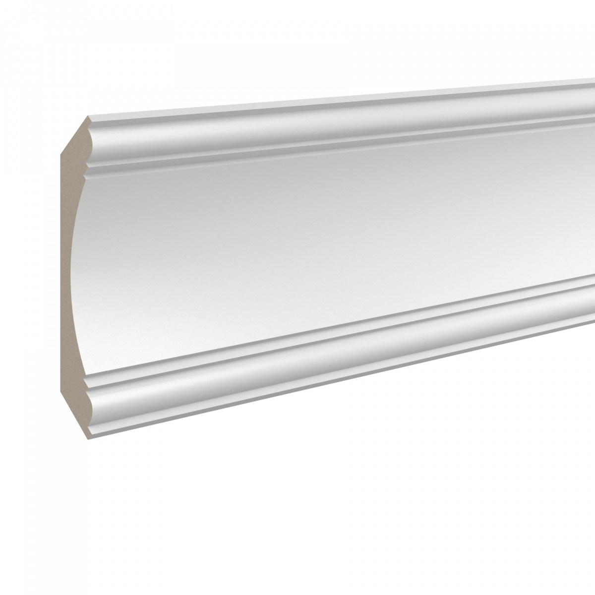 Потолочный плинтус ЛДФ под покраску Ultrawood CR 003 2440×140×140 Потолочный плинтус ЛДФ под покраску Ultrawood CR 003 2440×140×140