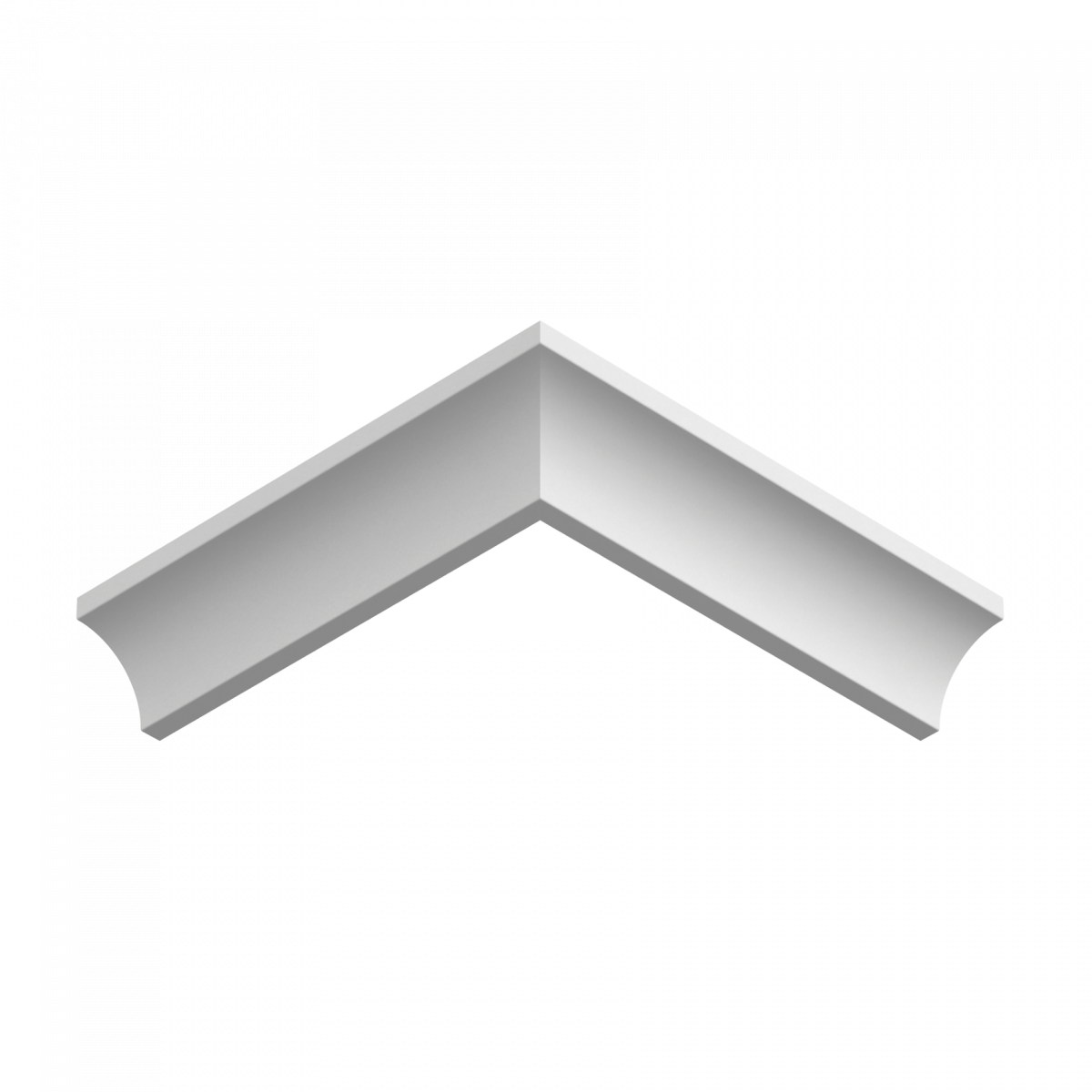 Потолочный плинтус под покраску Ultrawood CR 0012 W 2440×45×45 Потолочный плинтус под покраску Ultrawood CR 0012 W 2440×45×45