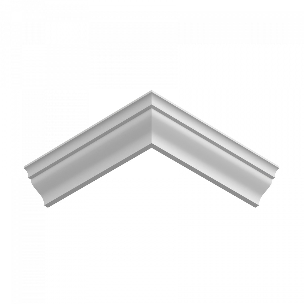 Потолочный плинтус ЛДФ под покраску Ultrawood CR 4258 с подсветкой 2440×55×40 Потолочный плинтус ЛДФ под покраску Ultrawood CR 4258 с подсветкой 2440×55×40