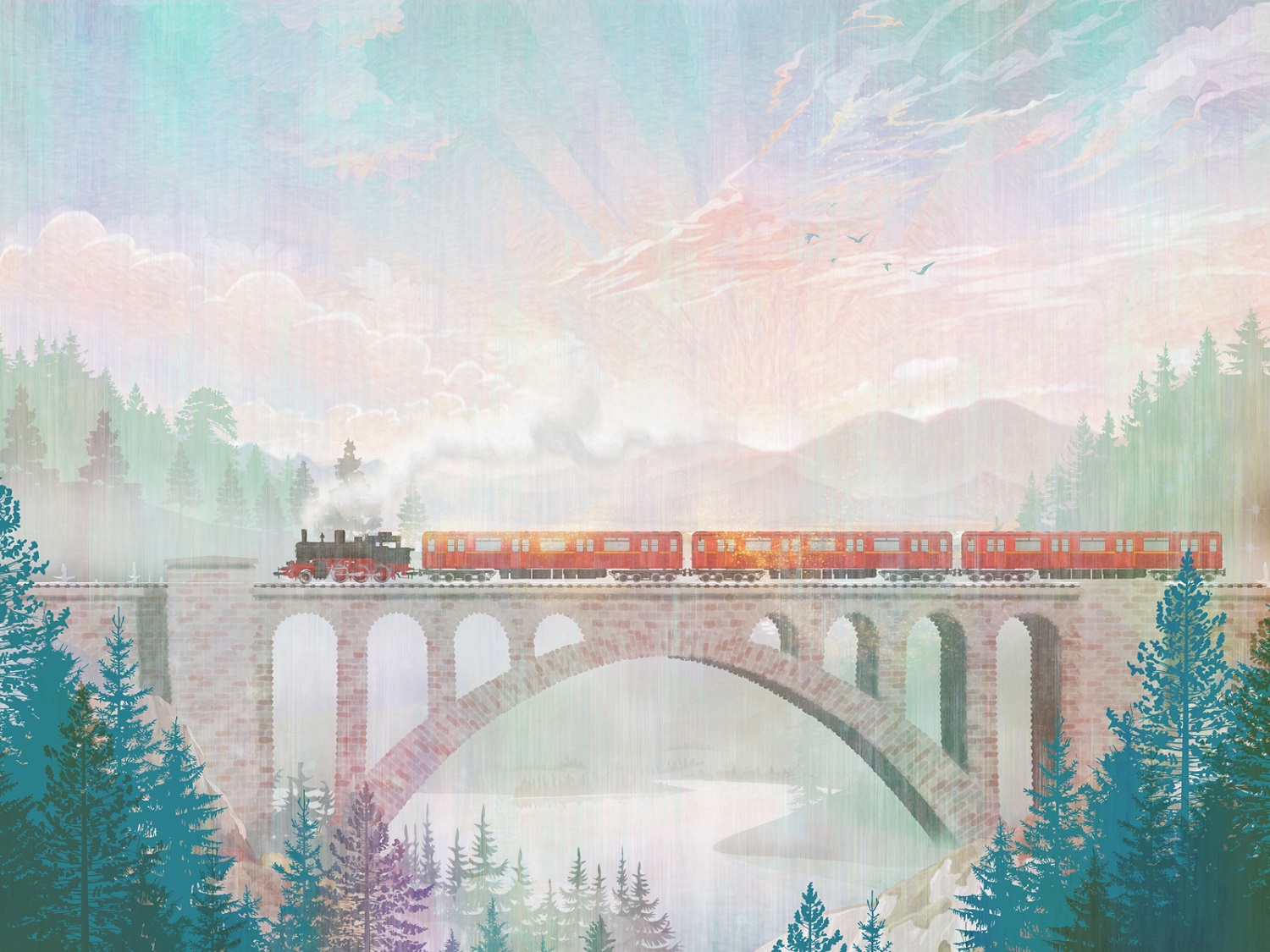 Панно Affresco Сказки ZK646-COL2 2x2,68 м