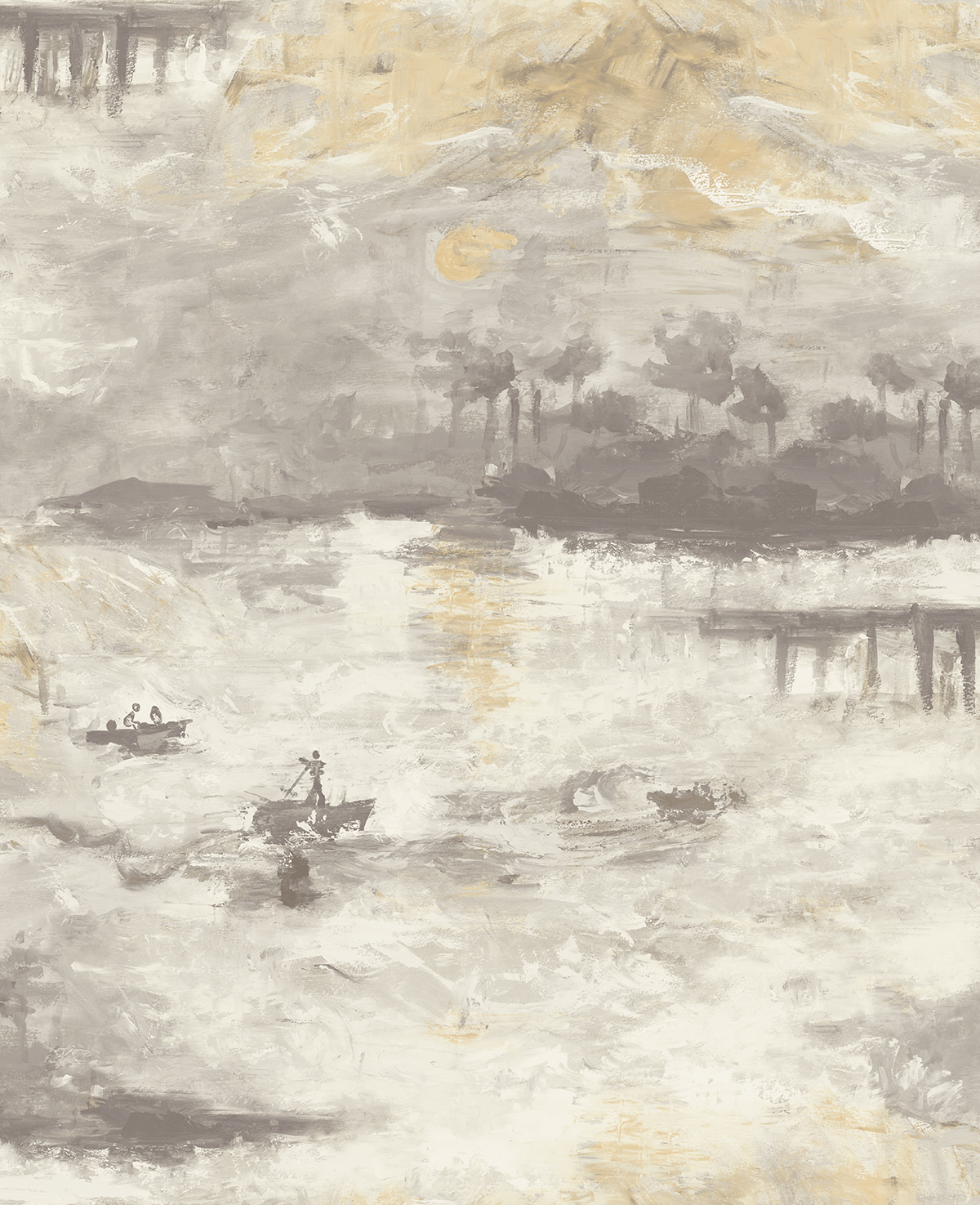 Обои KT Exclusive French Impressionist Away at Sea FI70007