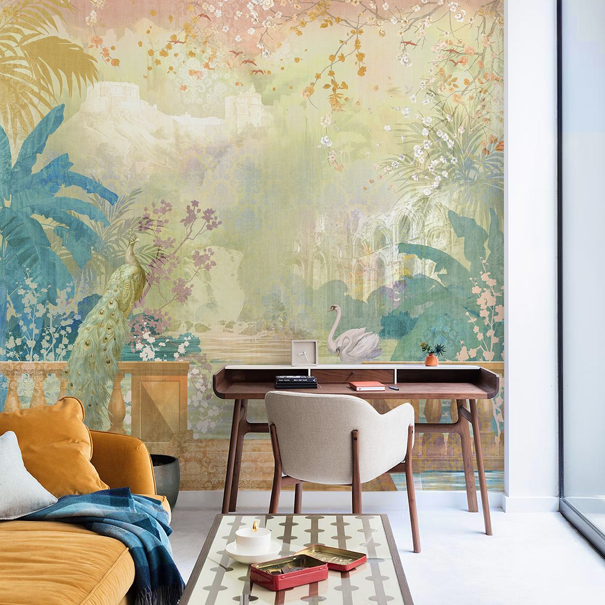 Панно Affresco Trend Art ID465-COL3 2x2,68 м фото в интерьере