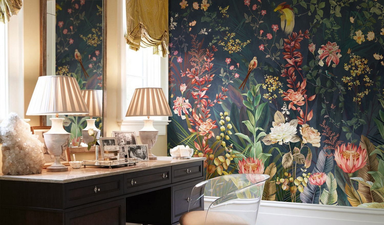 Панно Affresco Exclusive AB300-COL1 2x2,68 м фото в интерьере