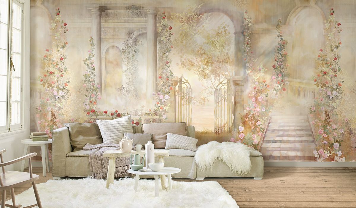 Панно Affresco Exclusive AB311-COL1 2x3,35 м фото в интерьере