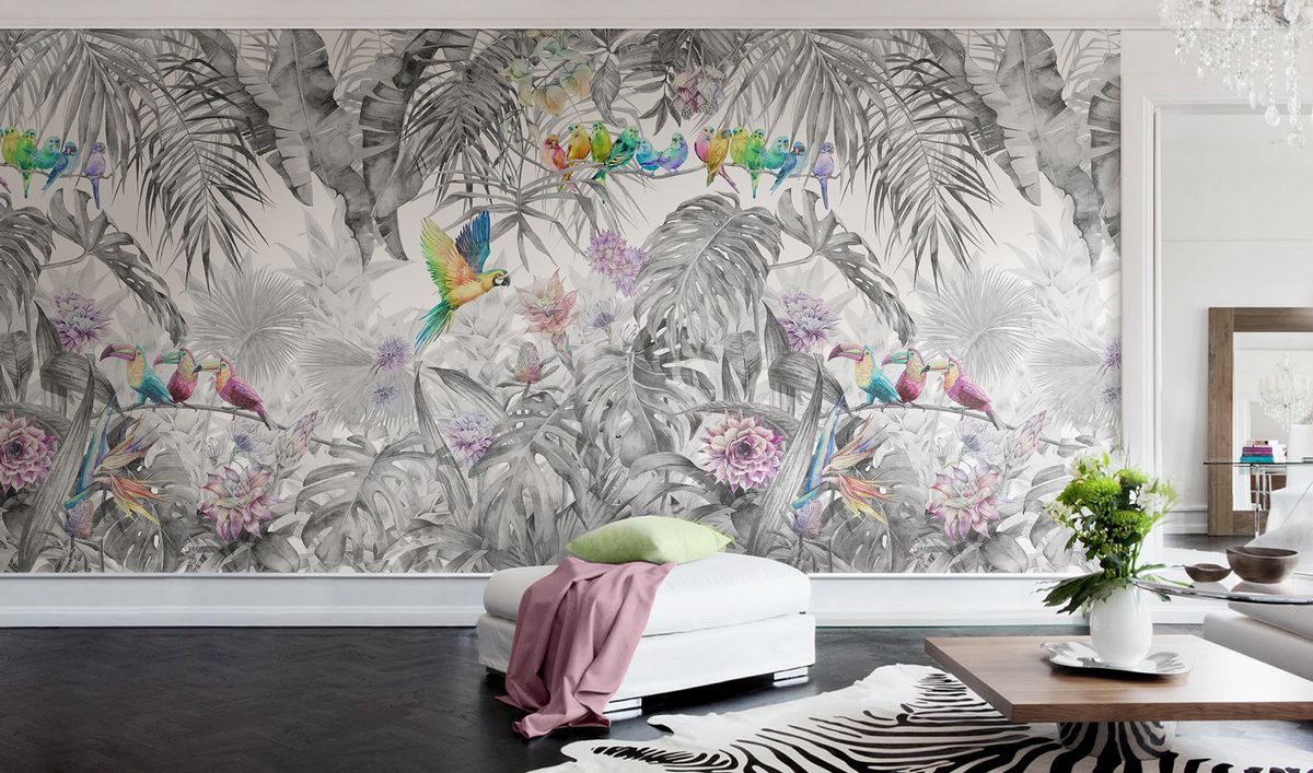 Панно Affresco Exclusive AB312-COL1 2x2,68 м фото в интерьере