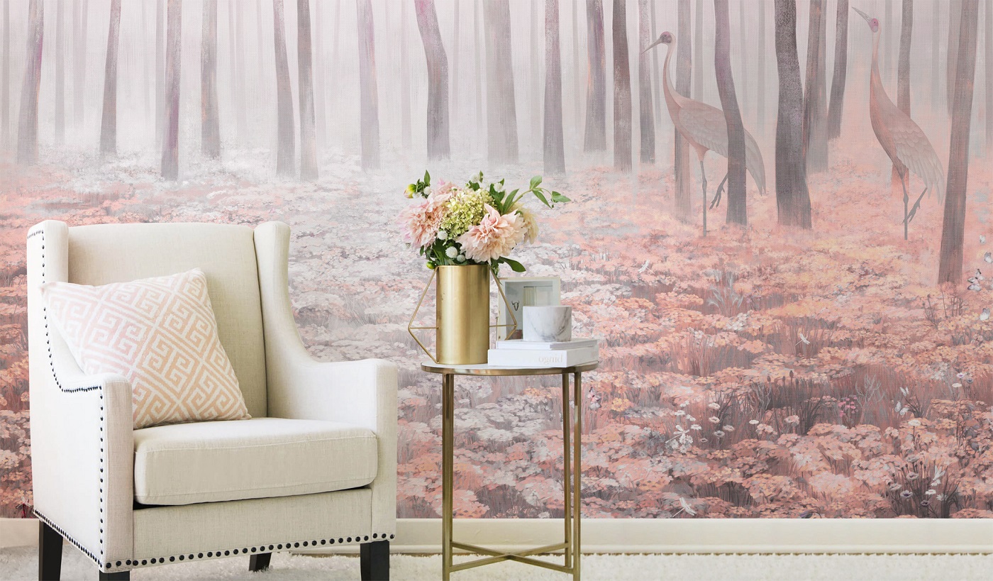 Панно Affresco Exclusive AB313-COL3 2x4,02 м фото в интерьере