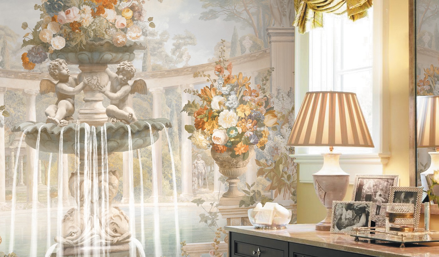 Панно Affresco Exclusive AB323-COL1 2x2,01 м фото в интерьере