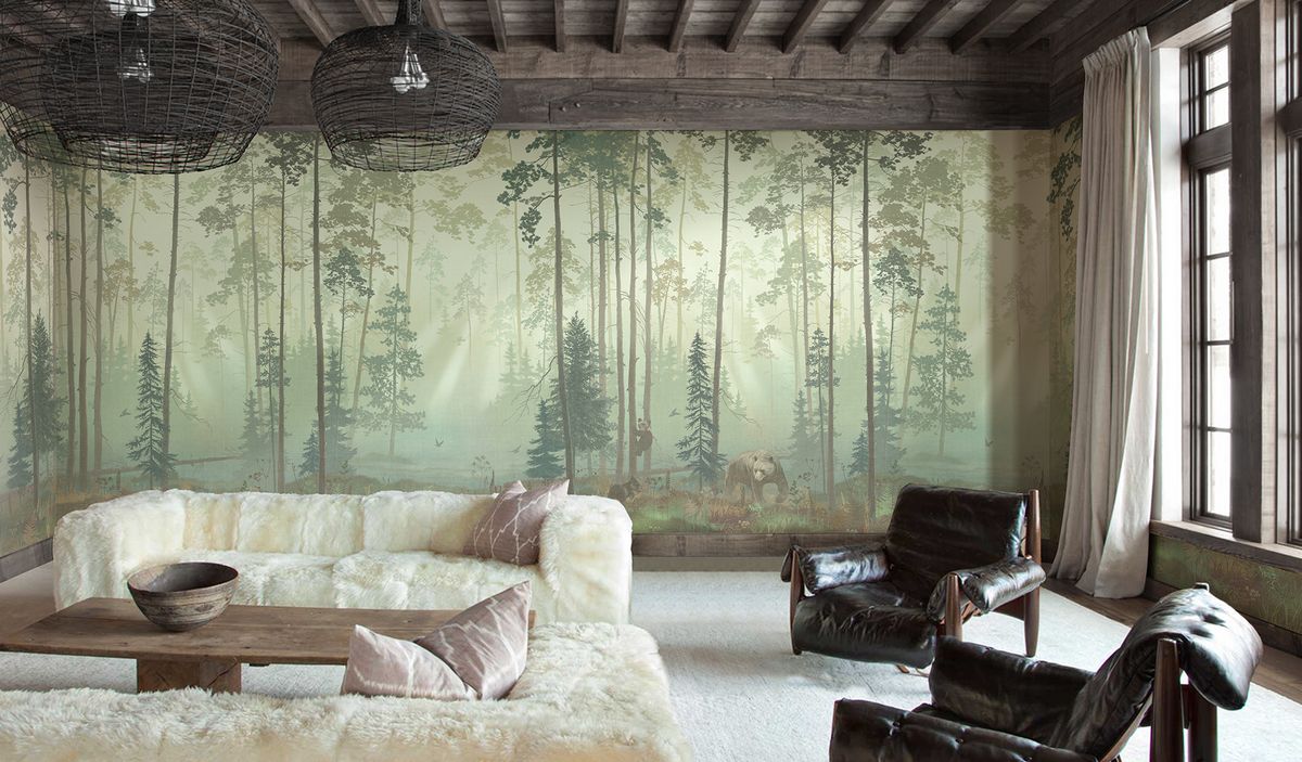 Панно Affresco Exclusive AB324-COL2 2x2,68 м фото в интерьере