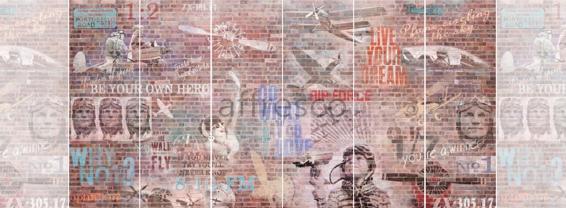 Панно Affresco Re-Space AB74-COL1 2x4,02 м