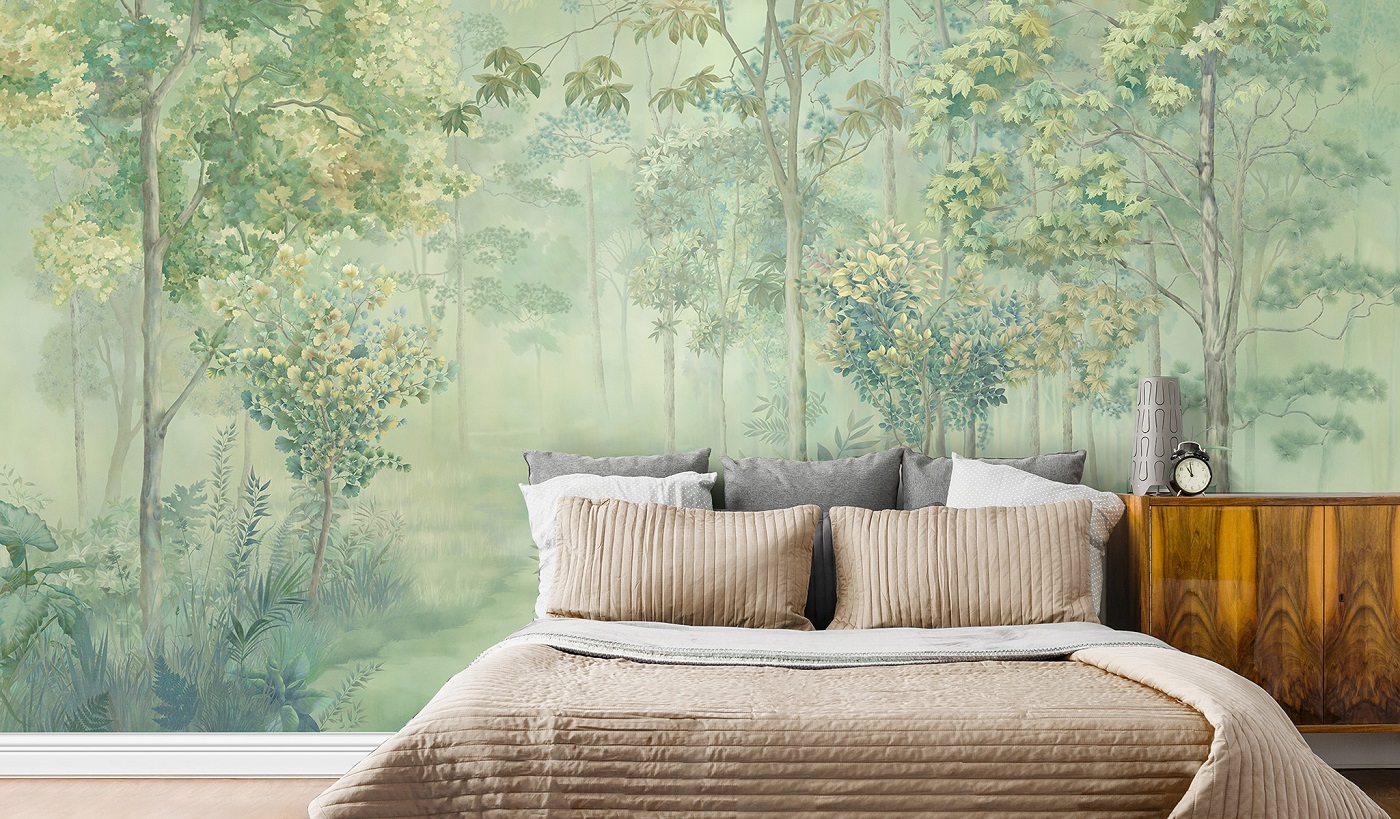 Панно Affresco Atmosphere AF527-COL1 2x3,35 м фото в интерьере