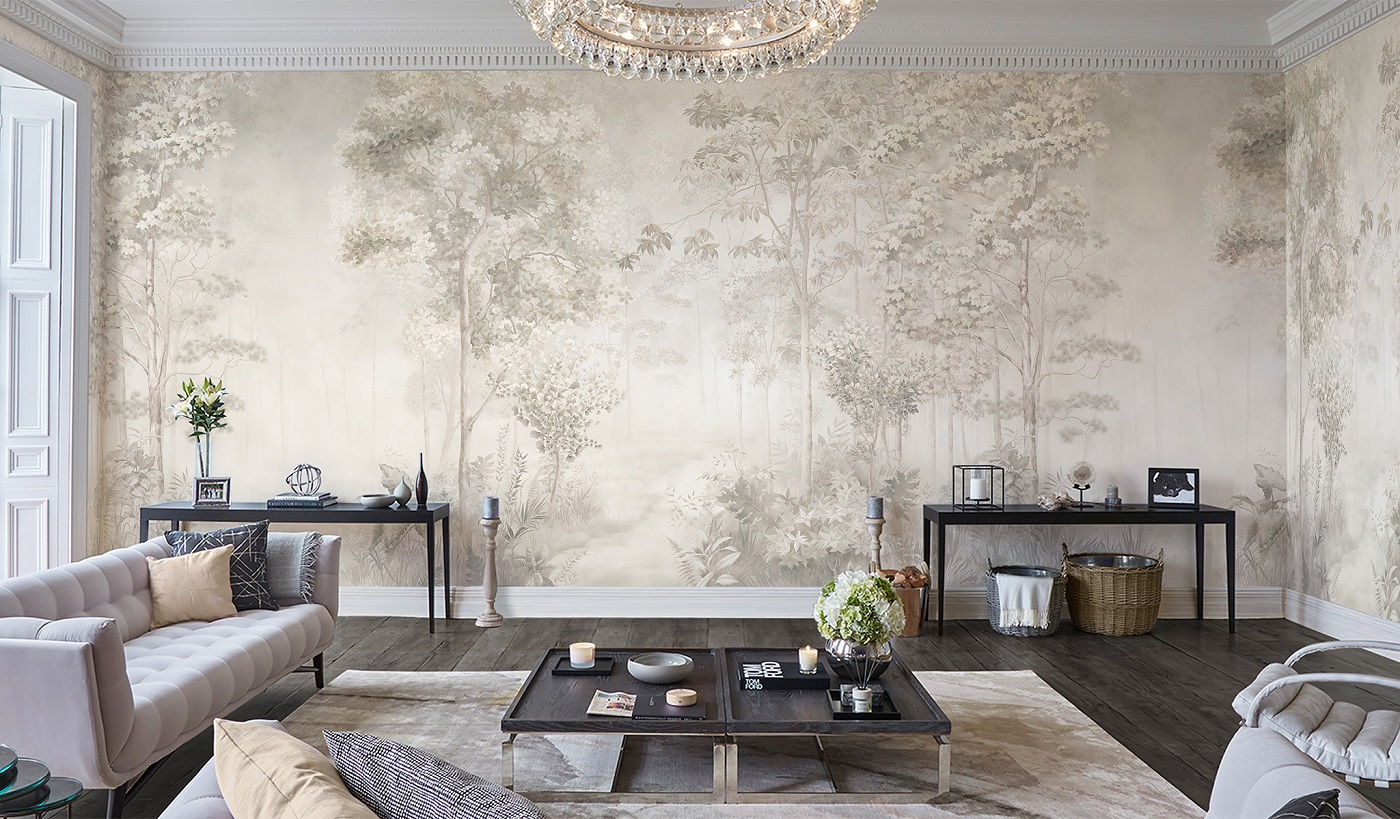 Панно Affresco Atmosphere AF527-COL2 2x3,35 м фото в интерьере