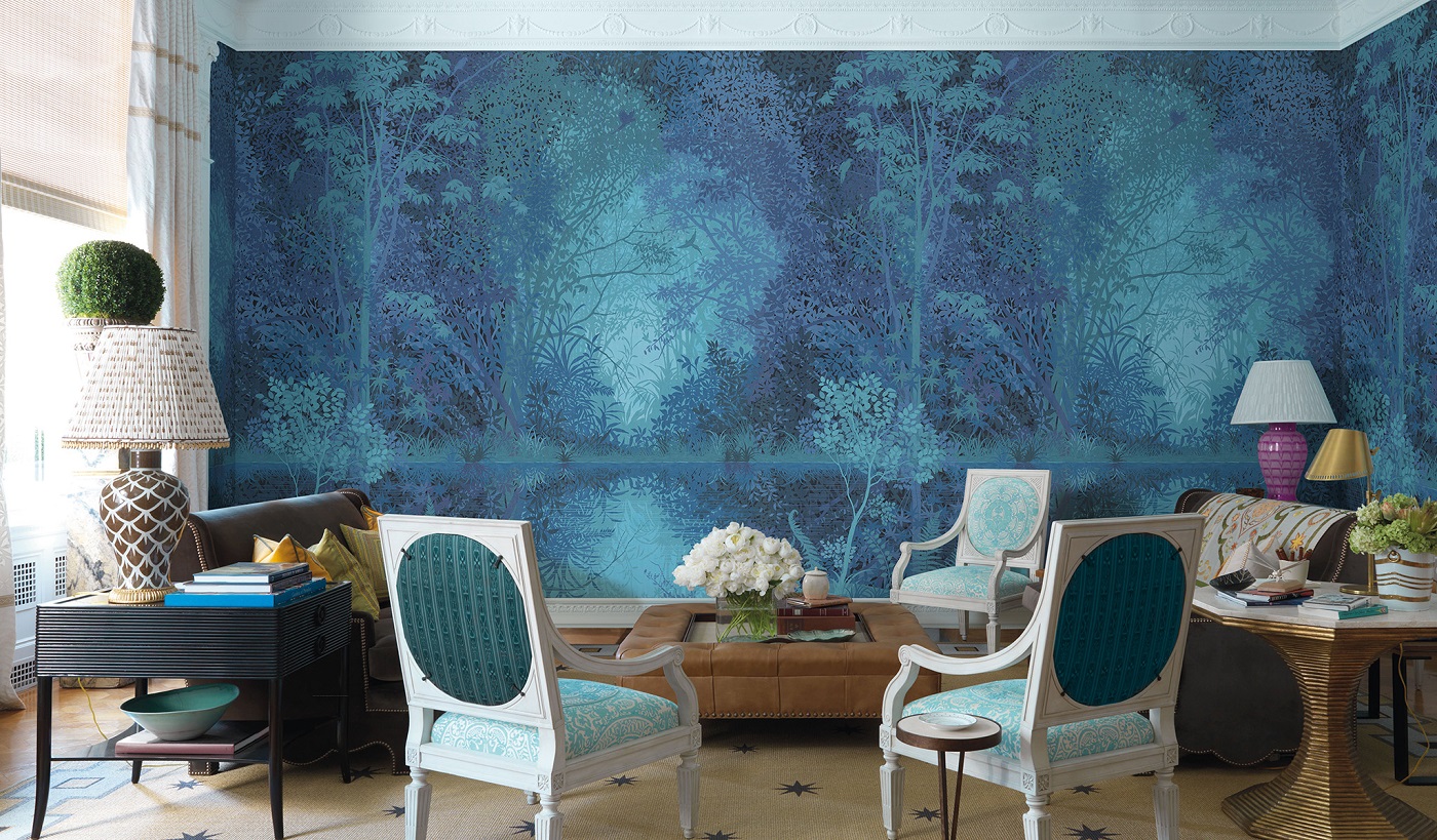 Панно Affresco Atmosphere AF530-COL1 2x2,01 м фото в интерьере