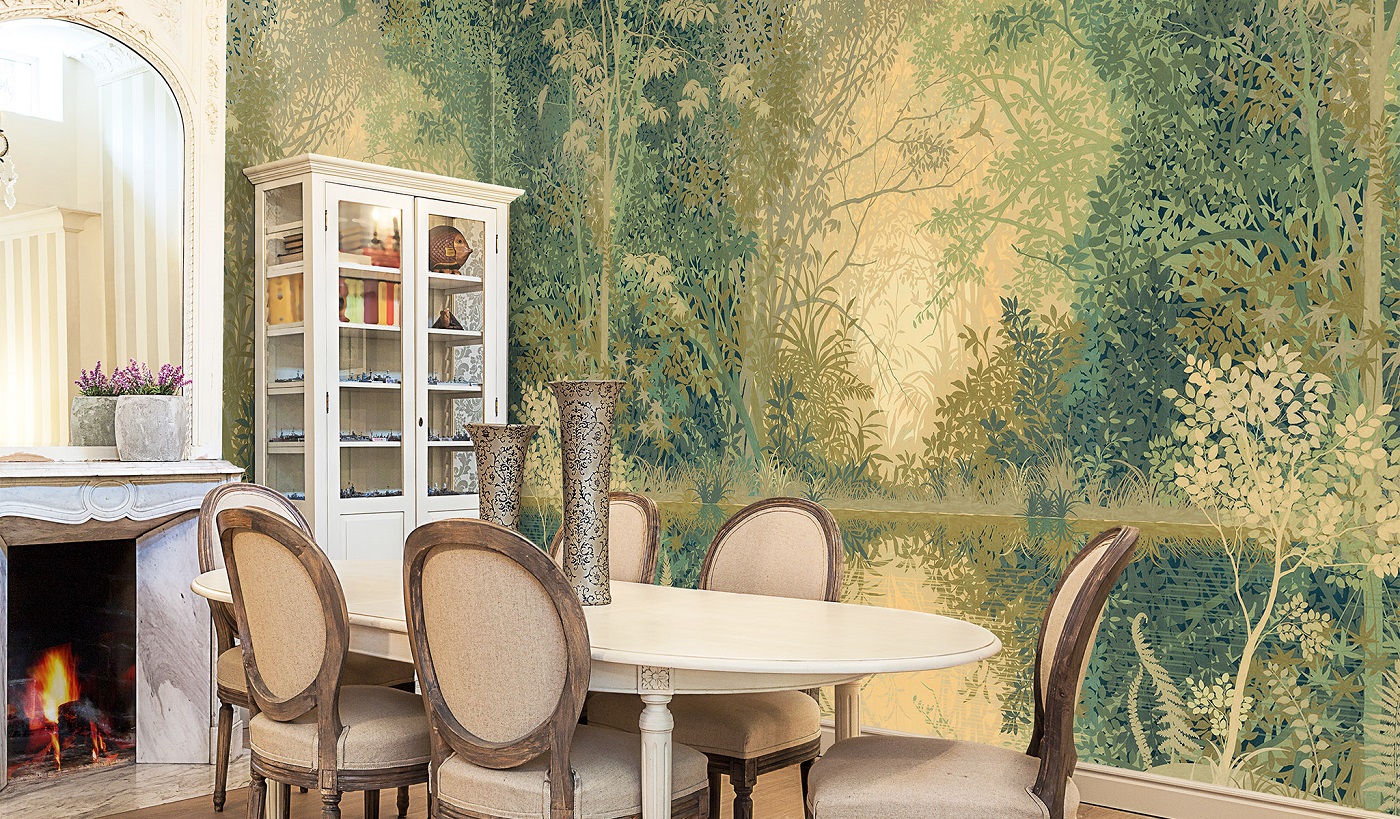 Панно Affresco Atmosphere AF530-COL4 2x2,01 м фото в интерьере