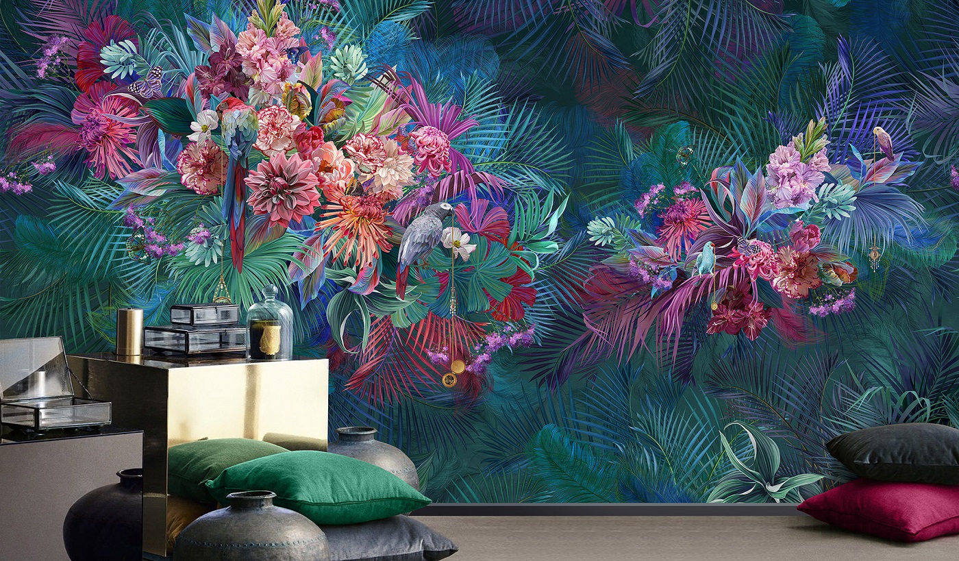 Панно Affresco Atmosphere AF500-COL1 2x3,35 м фото в интерьере