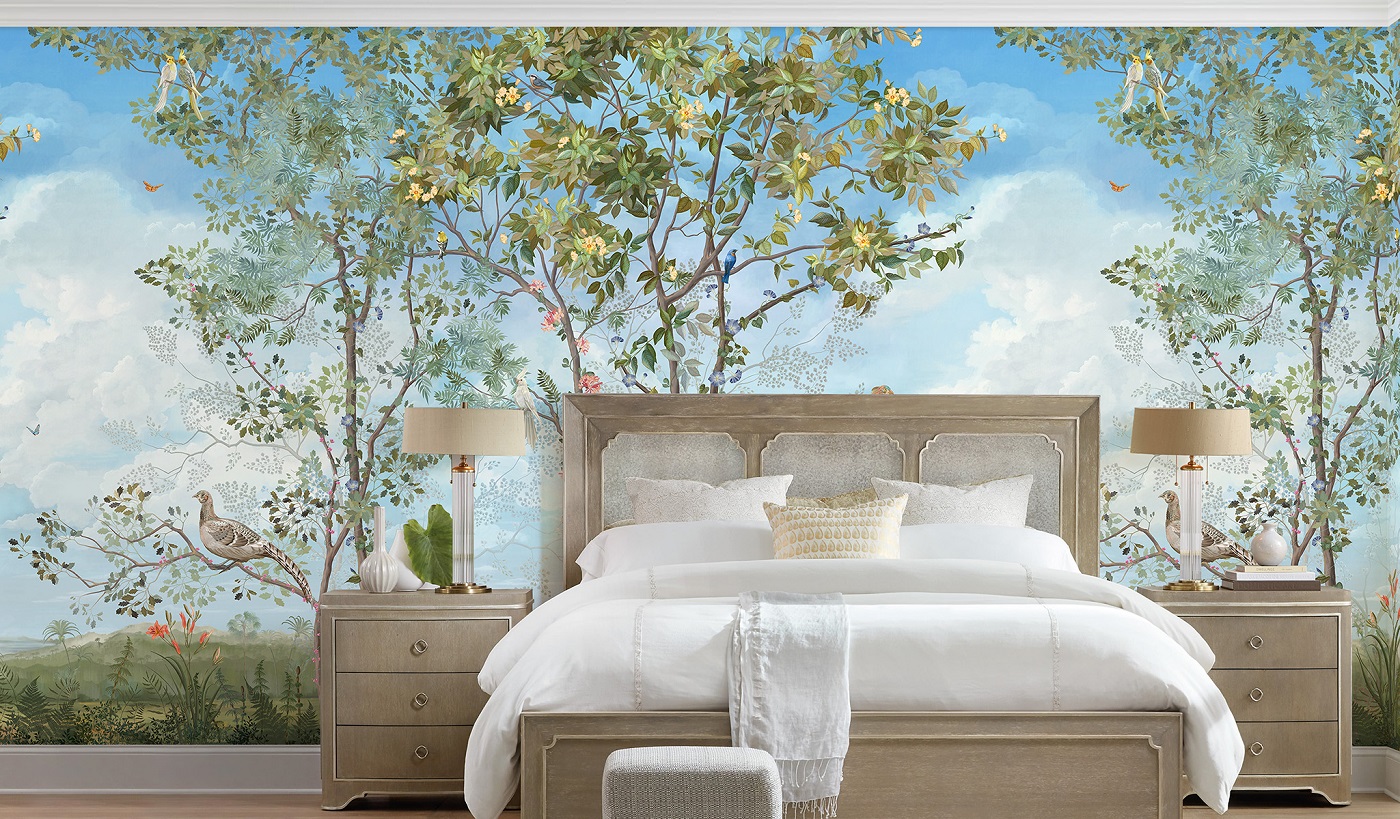 Панно Affresco Atmosphere AF511-COL1 2x2,68 м фото в интерьере