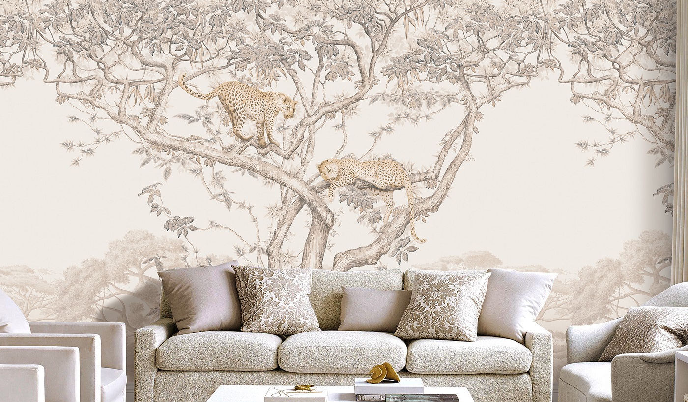 Панно Affresco Atmosphere AF529-COL1 2x2,68 м фото в интерьере
