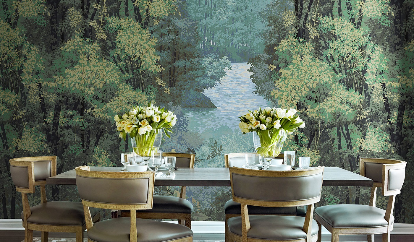 Панно Affresco Atmosphere AF523-COL1 2x2,01 м фото в интерьере