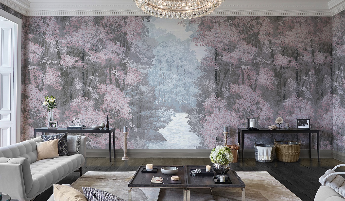 Панно Affresco Atmosphere AF523-COL2 2x2,01 м фото в интерьере