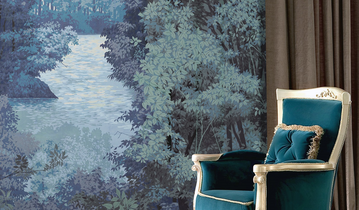 Панно Affresco Atmosphere AF523-COL3 2x2,01 м фото в интерьере
