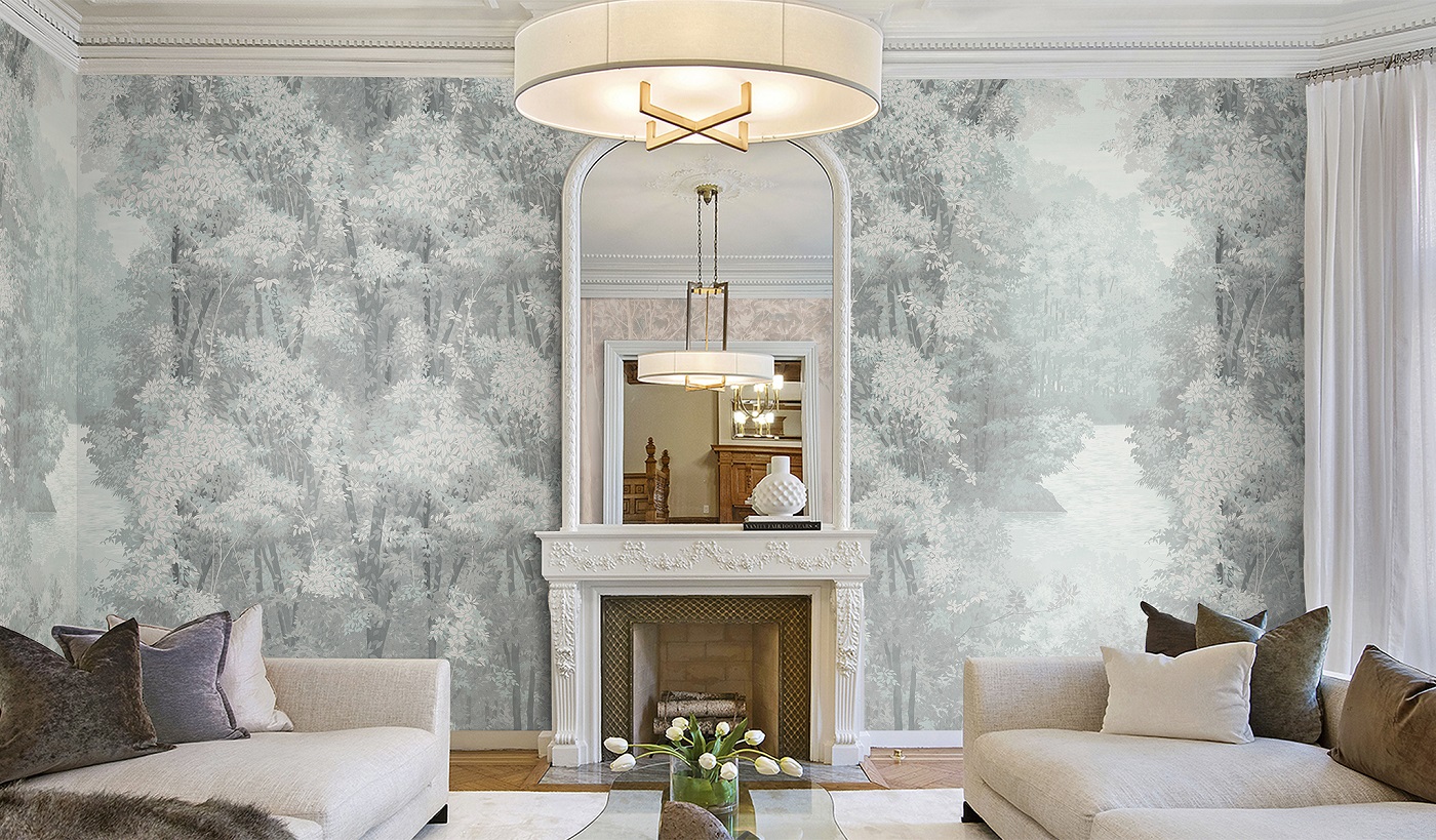 Панно Affresco Atmosphere AF523-COL6 2x2,01 м фото в интерьере