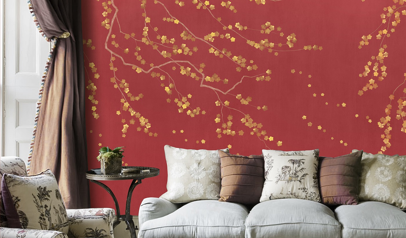 Панно Affresco Atmosphere AF503-COL2 2x3,35 м фото в интерьере