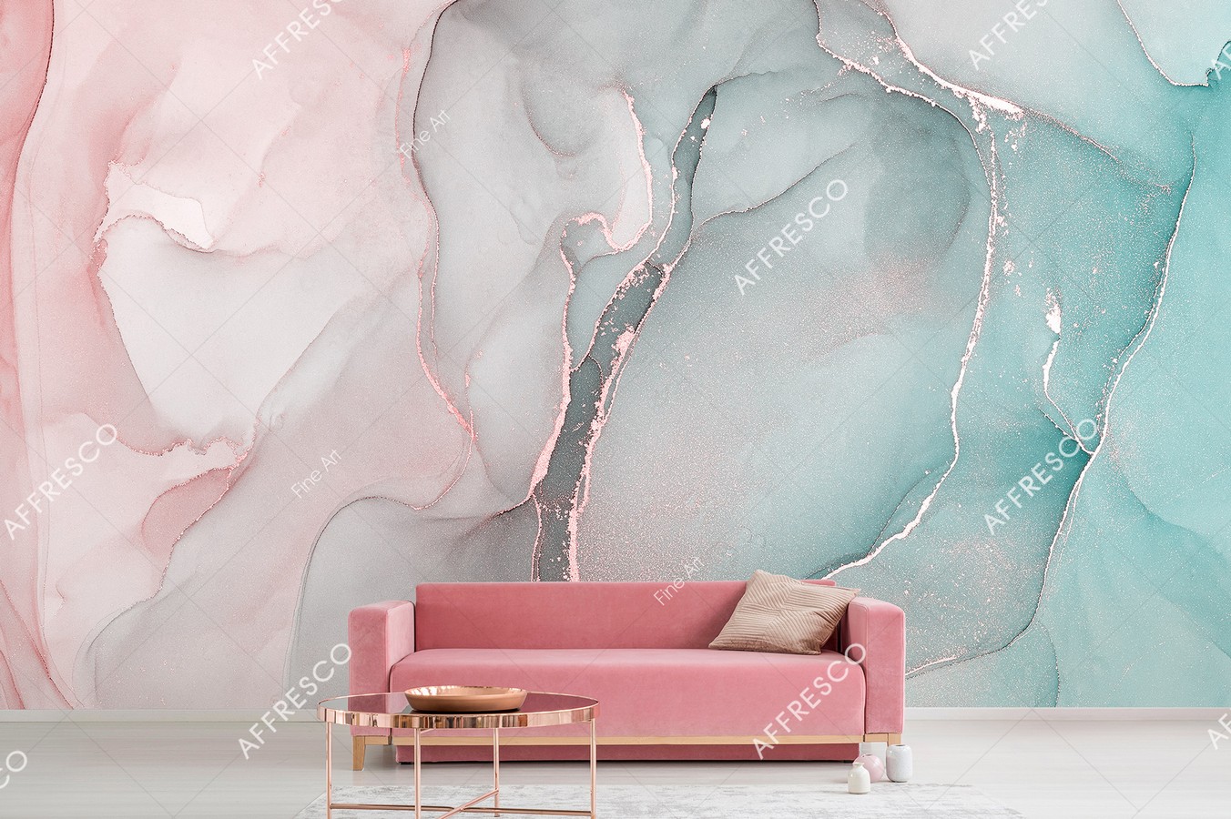 Панно Affresco Fine Art RE845-COL2 2x2,68 м фото в интерьере