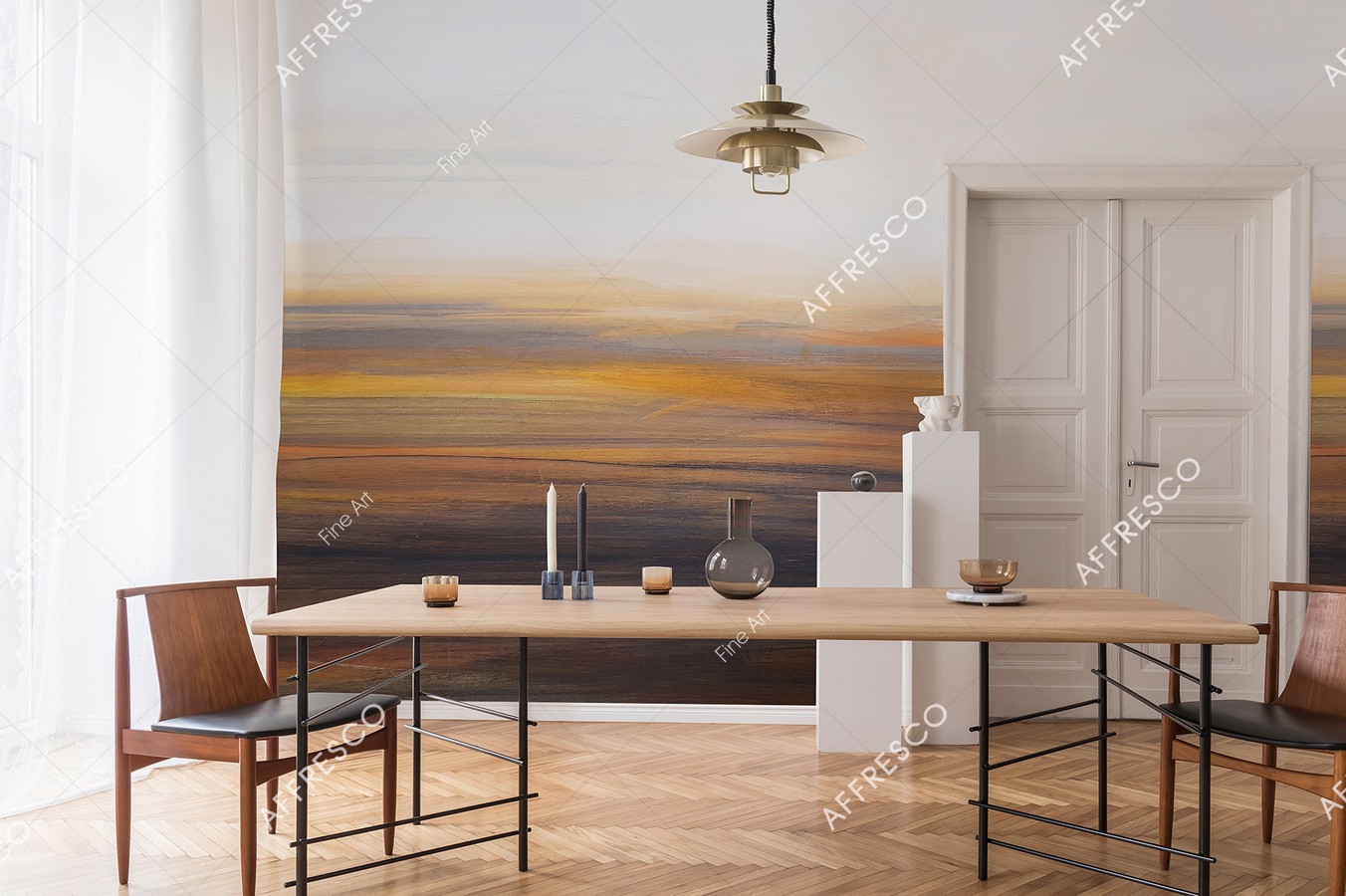 Панно Affresco Fine Art RE817-COL1 2x2,68 м фото в интерьере