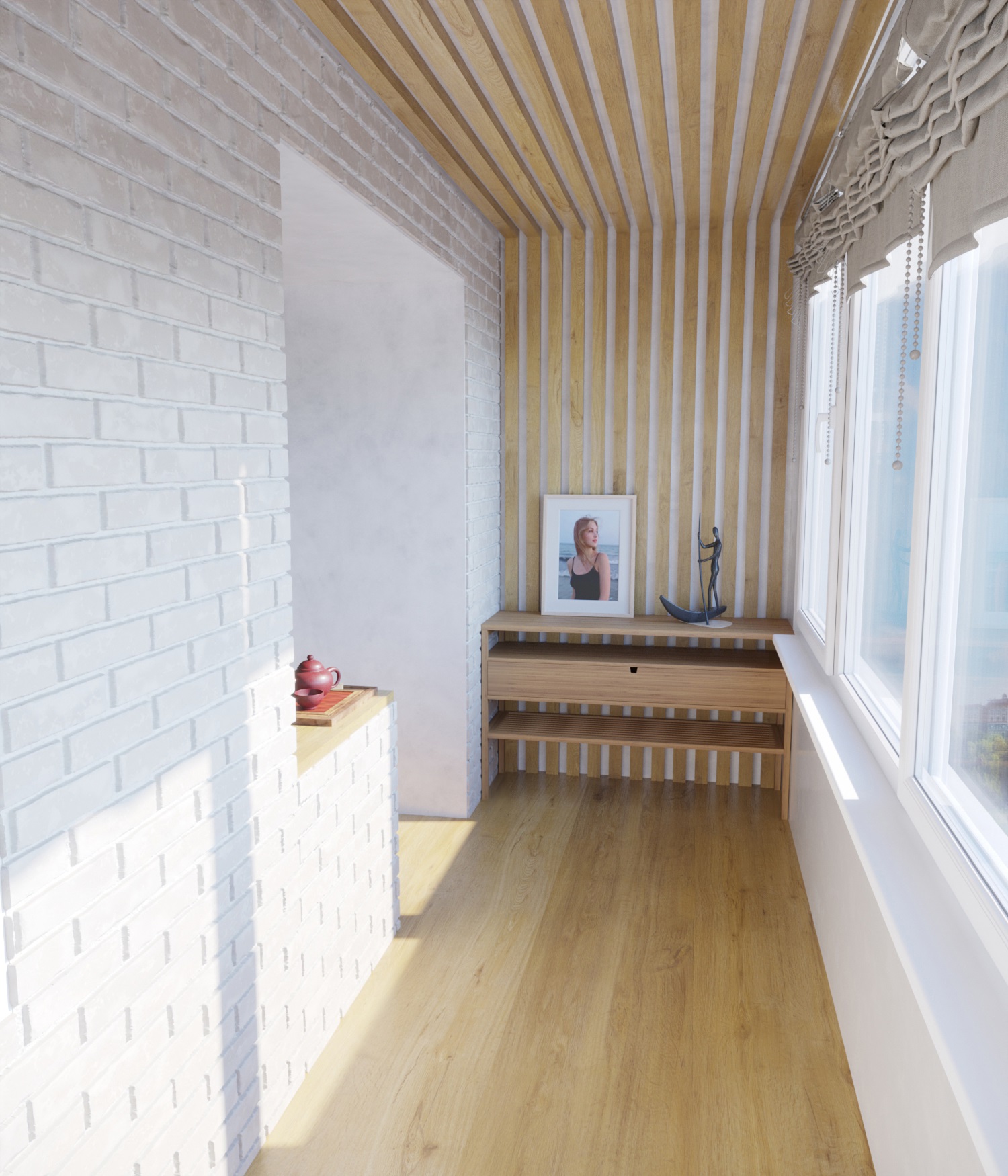 Рейка декоративная Modern Decor дуб без покрытия 3-х сторонняя 2800×40×40 фото в интерьере Рейка декоративная Modern Decor дуб без покрытия 3-х сторонняя 2800×40×40 фото в интерьере