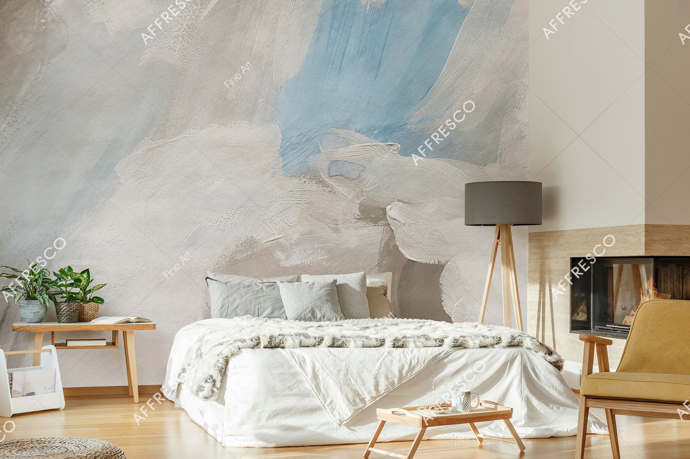 Панно Affresco Fine Art RE854-COL1 2x3,35 м фото в интерьере