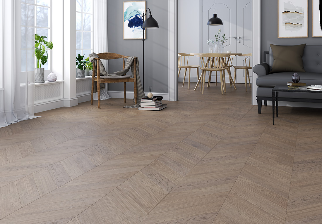 Инженерная доска Gran Parte Дуб Капучино Capuccino 003 прайм-селект французская елка 460×110×15 фото в интерьере Инженерная доска Gran Parte Дуб Капучино Capuccino 003 прайм-селект французская елка 460×110×15 фото в интерьере