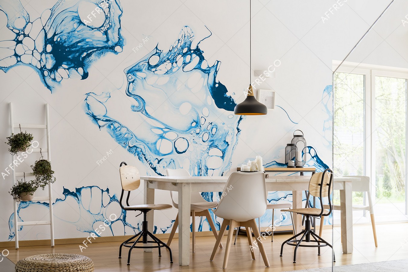 Панно Affresco Fine Art RE853-COL2 2x2,68 м фото в интерьере
