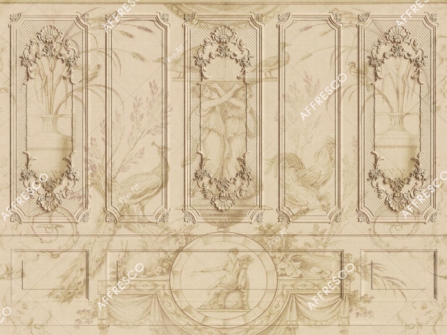 Панно Affresco Fine Art RE864-COL4 2x2,68 м