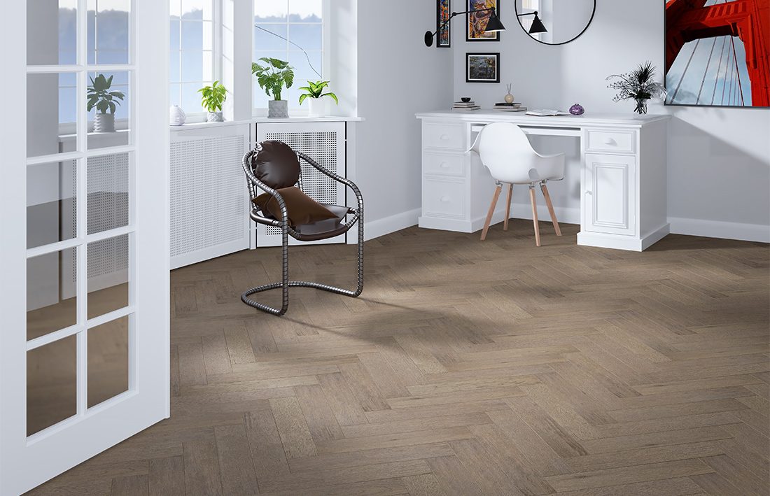 Инженерная доска Gran Parte Дуб Мокка Mocca 004 прайм-селект венгерская елка 550×110×15 фото в интерьере Инженерная доска Gran Parte Дуб Мокка Mocca 004 прайм-селект венгерская елка 550×110×15 фото в интерьере