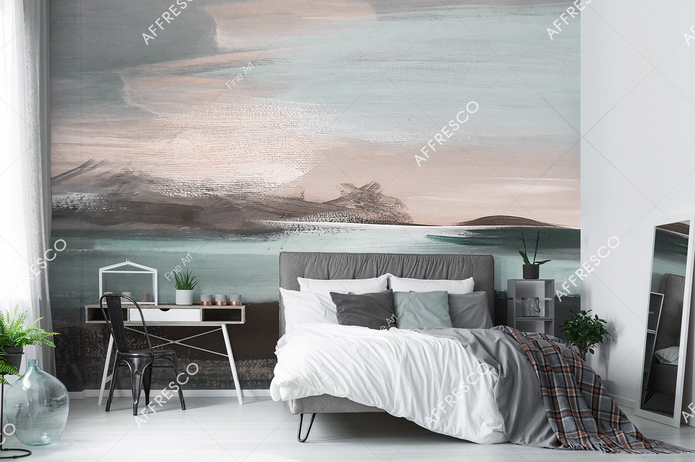 Панно Affresco Fine Art RE815-COL2 2x2,68 м фото в интерьере