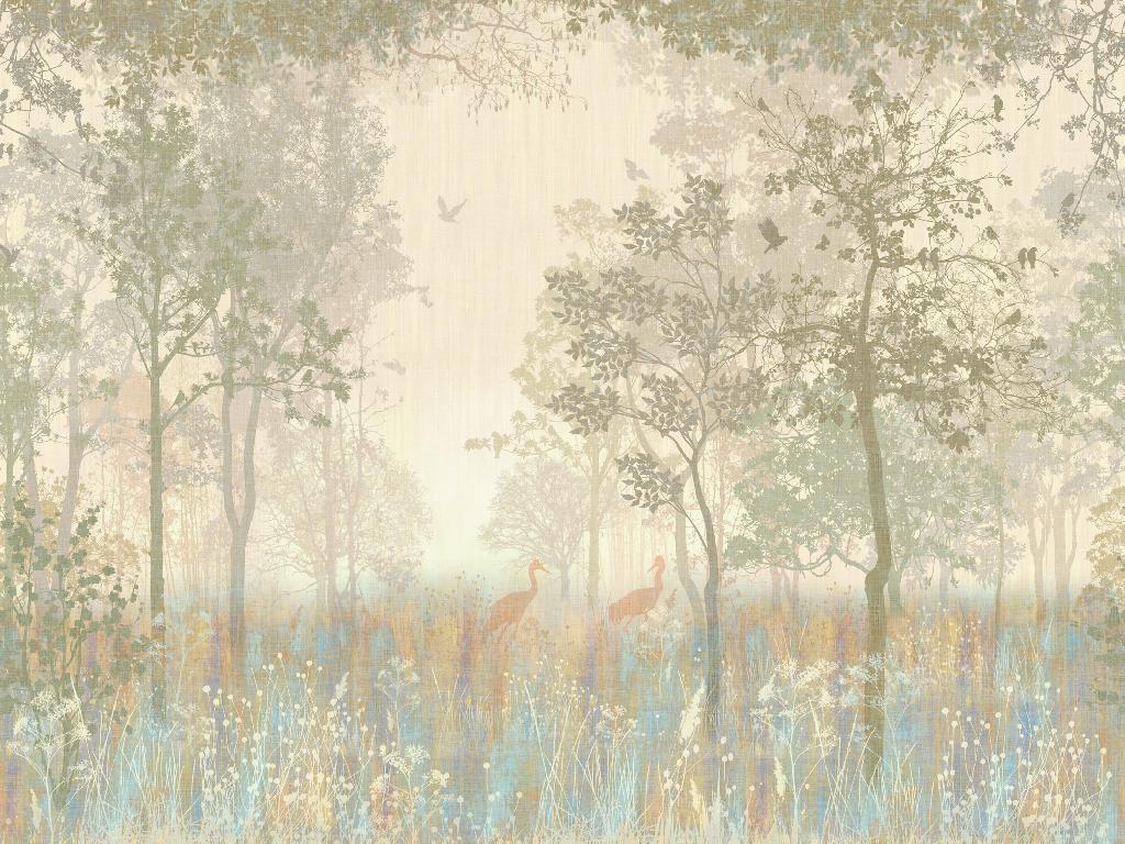 Панно Affresco Wallpaper Part 1 Serenity AB52-COL2 2x2,68 м Панно Affresco Wallpaper Part 1 Serenity AB52-COL2 2x2,68 м