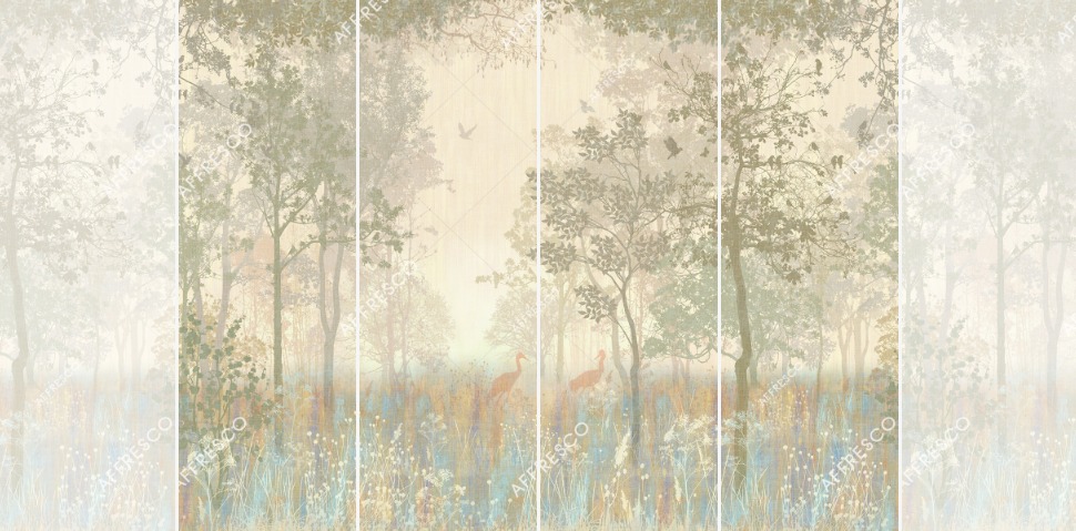Панно Affresco Wallpaper Part 1 Serenity AB52-COL2 2x2,68 м Панно Affresco Wallpaper Part 1 Serenity AB52-COL2 2x2,68 м