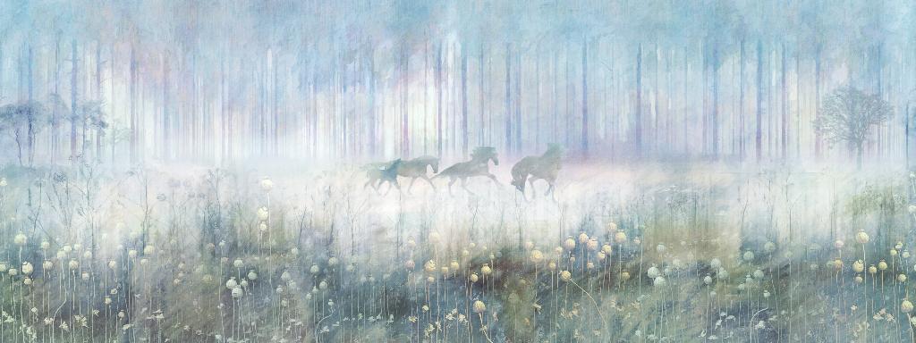 Панно Affresco Wallpaper Part 1 Mysterious Forest AB57-COL1 2x2,68 м