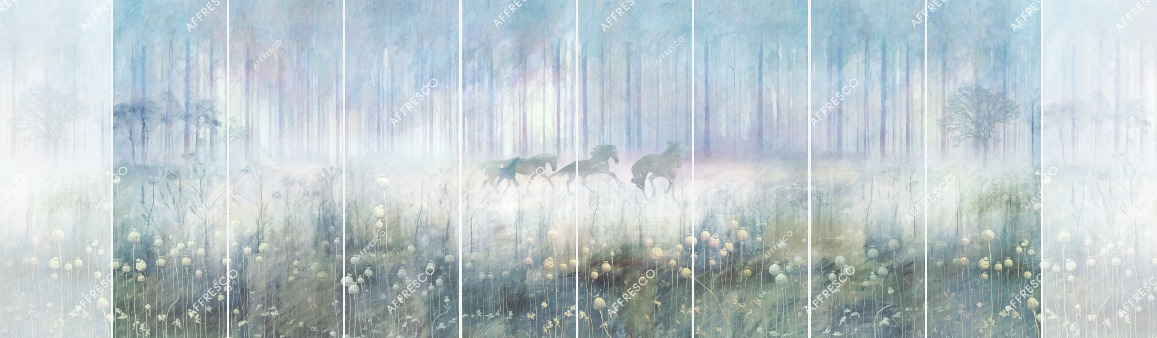 Панно Affresco Wallpaper Part 1 Mysterious Forest AB57-COL1 2x2,68 м