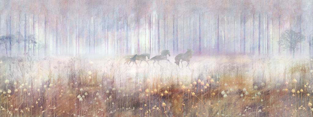 Панно Affresco Wallpaper Part 1 Mysterious Forest AB57-COL2 2x2,68 м